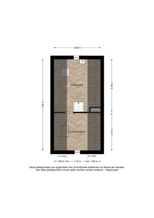 Floorplan - Everhard Van Bronkhorststraat 2, 7412 DL Deventer
